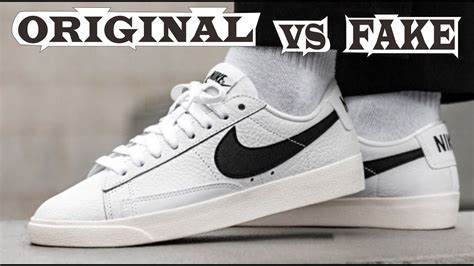 nike blazer fake vs real|counterfeit nikes.